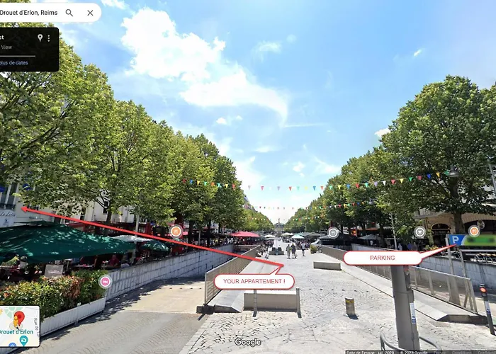 Lägenhet Petra - Climatise En Hypercentre Reims